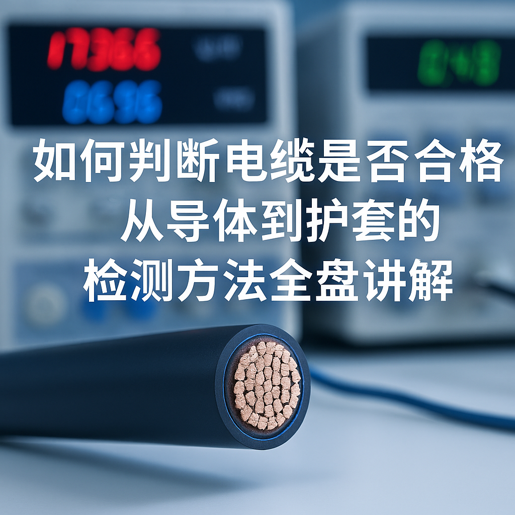 怎样判断电缆是否及格？？？？？？从导体到护套的检测要领通盘解说