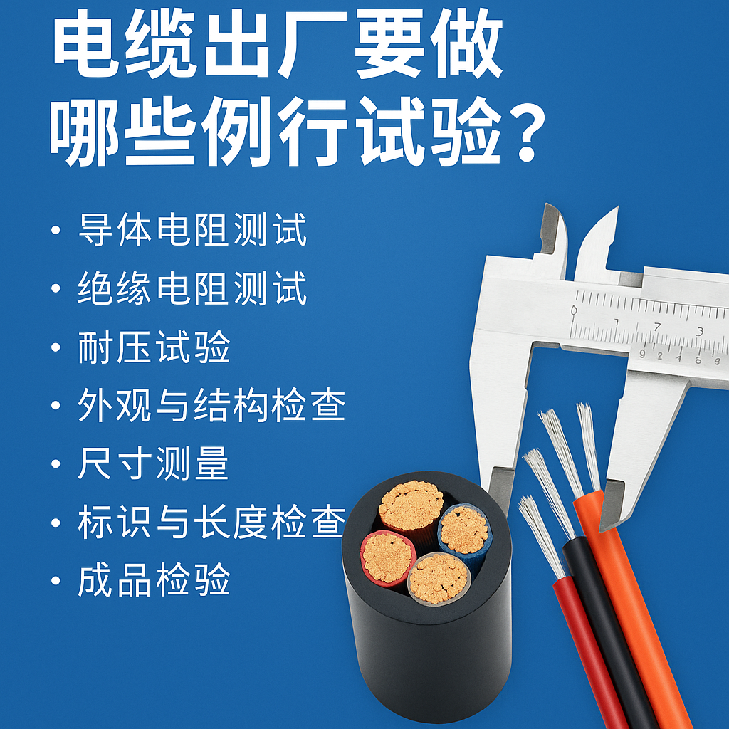 电缆出厂要做哪些例行试验？？？？？？一文讲清最要害的7项检测