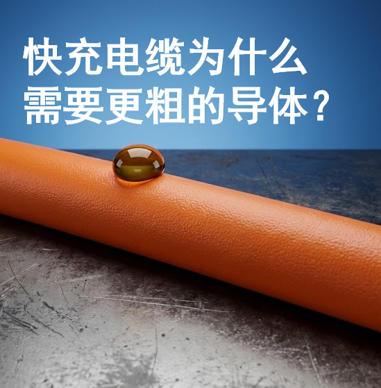 快充电缆为什么需要更粗的导体？？？？？？揭秘新能源汽车充电的“热”知识
